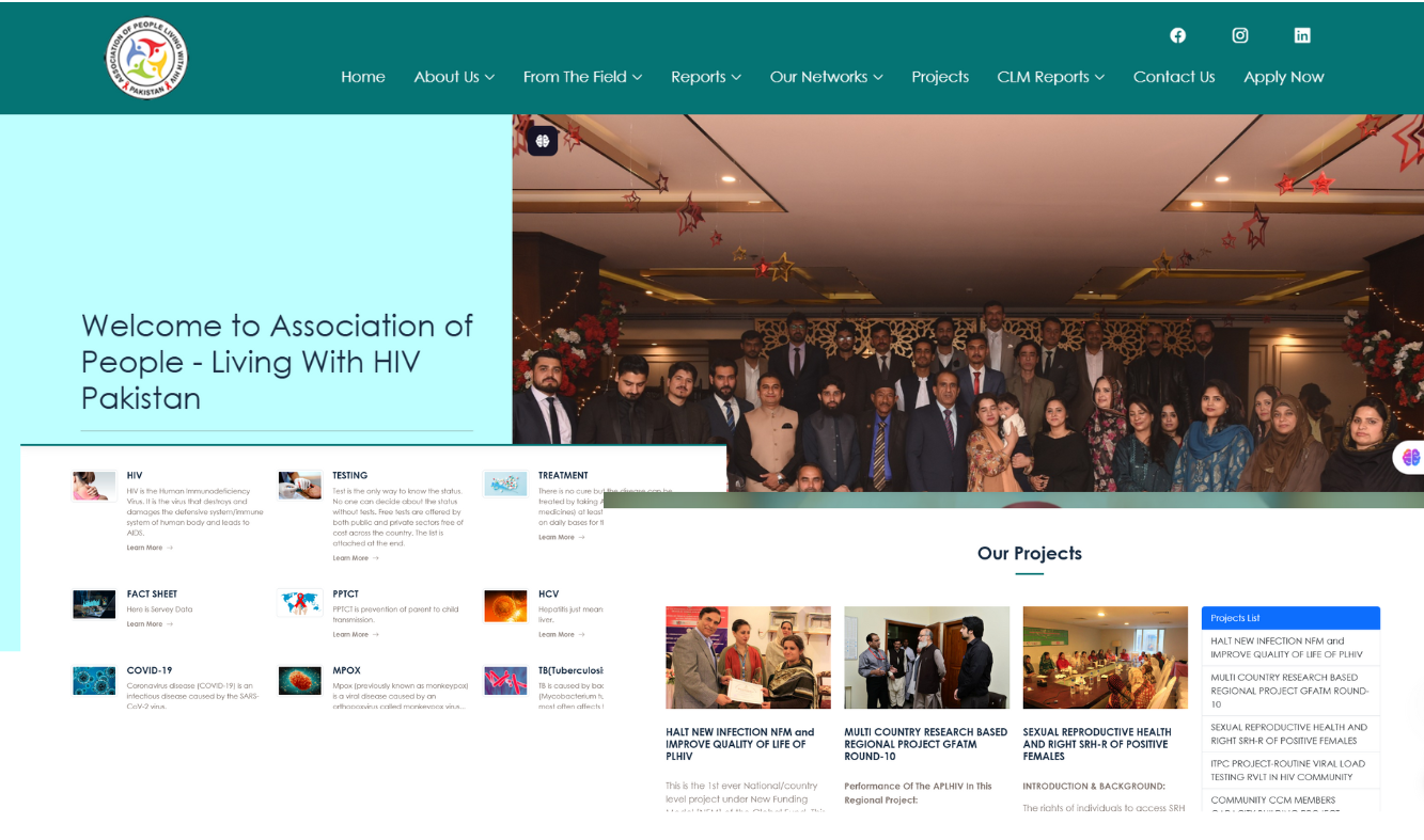 APLHIV Website